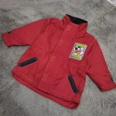 b674 ディズニーランド Disneyland【100】ミッキー ジャケット赤