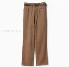 プチプラのあや/deafullディアフル/コーデュロイパンツ/中茶