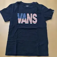 VANS Tシャツ 星条旗ロゴ ブラック 160のサムネイル