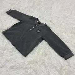 ☆美品☆BURBERRY LONDONグレー長袖カットソー エンブレム刺繍のサムネイル