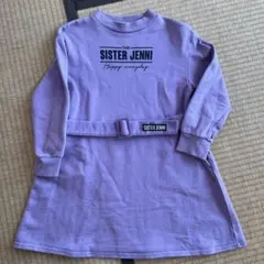 SISTER JENNI 長袖ワンピース 紫色　130