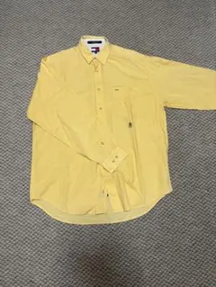 TOMMY HILFIGER イエローシャツ Mサイズ