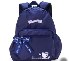 【送料無料】【タグ付き新品】サンリオ ハローキティ キッズリュック(ネイビー)M