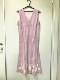 LAURA ASHLEY ローラアシュレイ ワンピース 紫 パープル L 11号