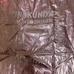 KINOKUNIYA エコバッグ ピンク メタリック