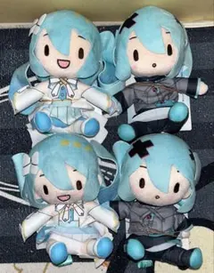 プロセカ ふわぷちミニぬいぐるみ 初音ミク 2種4体セット