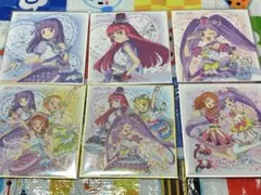 アイカツ! ×プリパラ 色紙 シークレットあり 6枚セット