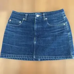 A.P.C. デニム ミニスカート インディゴ - メルカリ