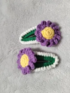 花モチーフ ヘアピンセット