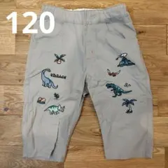 kladskap クレードスコープ 120 半ズボン ハーフパンツ 刺繍 恐竜