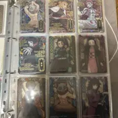 鬼滅の刃　ステンドグラスカード　18枚