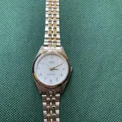 CASIO アナログ腕時計 シルバー レディース