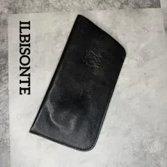 イルビゾンテ ILBISONTE サングラスケース メガネケース レザー 黒