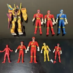 ビッグサイズ ソフビフィギュア 獣拳戦隊 ゲキレンジャー 3体 イン