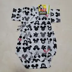 新品未使用　ミッキー甚平ロンパース　80