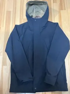 ネイビー フード付き マウンテンパーカー