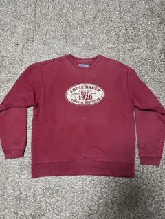 Eddie Bauer エディーバウアー　赤　スウェット M