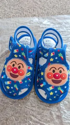 アンパンマン　サンダル　14cm　新品　青系
