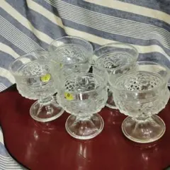 HOYA 　脚付きカップ　葡萄 まとめ売り！のサムネイル