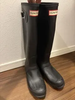 【HUNTER ハンター】レインブーツ　37サイズ　23.5センチ　ブラック