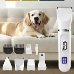 新品　犬 猫 バリカン ペットバリカン 4in1 猫用 犬用 コードレスのサムネイル