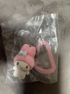 마이멜로디 ふわふわカラビナマスコット 가챠