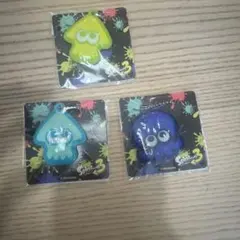 スプラトゥーン　イカタコ　キーホルダー 3個セット　セブンイレブン