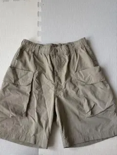UNIQLO U パラシュートカーゴショーツ S ベージュ 321-467159