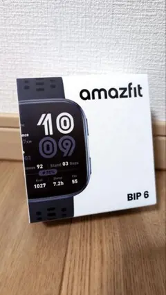 amazfit BIP6、新品未開封、ブラック、スマートウォッチ