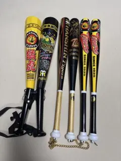 希少 新品・未使用 阪神タイガース 2003 優勝記念応援バット セット
