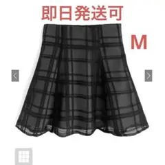 インパン裏地付きチェック柄フレアミニスカート tu1028