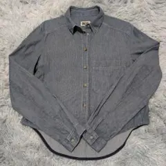 DIESEL ストライプ長袖シャツ　フリーサイズ