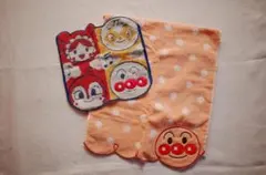 【新品未使用】アンパンマン タオル 2種類 フェイスタオル ハンドタオル