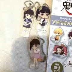鬼滅の刃　ローソン　栗花落カナヲ　アクリルキーホルダーセット