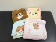 チャイロイコグマとコリラックマのハンドタオル(小物入れ)&ミニタオル