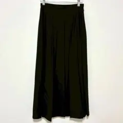 【美品】【ジョルジュレッシュ】 ロングスカート ブラック ウール混　【u18】のサムネイル