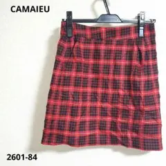 CAMAIEU【ワンサイズ】タータン柄　ミニスカート
