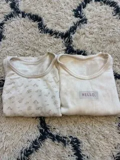 tete a tete あったかワッフルインナー 2枚セット 95cm