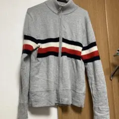 TOMMY HILFIGER グレー ストライプ