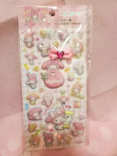 レア　マイメロ　シュガー風ぷっくりシール