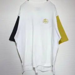 キャンプセブン　ロゴTシャツ バックプリント　カジュアル　ゆったり　ストリートのサムネイル