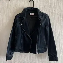 ★美品 トミーフィルフィガー　デニムライダースジャケット　128センチ★