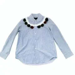 trico COMME des GARCONS ギャルソン ボンボン丸襟シャツのサムネイル