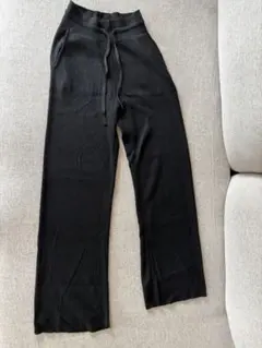 UNIQLO リブパンツ ブラック Sサイズ