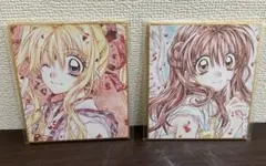 美品】C86/ 目黒帝国 種村有菜 ジャンヌ・まろん 直筆サイン入ミニ色紙