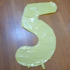 5 数字バルーン 大きい 40インチ 約100cm ナンバーアルミ風船 誕生日