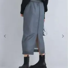 今年流行りのシアー素材の2WAYで履けるスカート