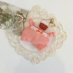 アイナナ モンぬい サロペットセット レース×オレンジ