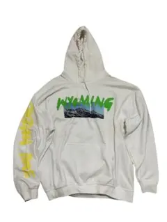 Kanye West Wyoming Hoodie White L