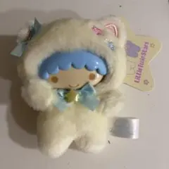 リトルツインスターズ　キキ　きぐるみマスコットキーホルダー　ねこ